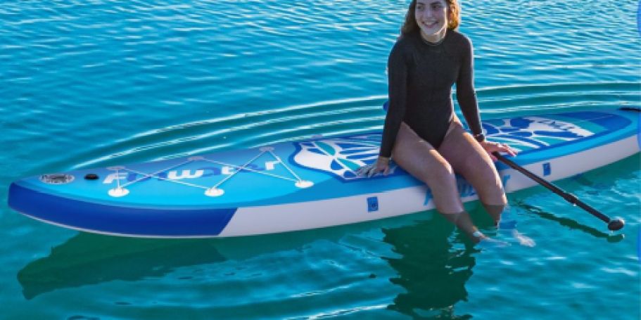 Inflatable Paddle Board + Accessories Only $88.77 Shipped on Amazon (Reg. $230)