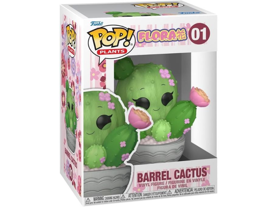 A Funko Cactus toy in a box