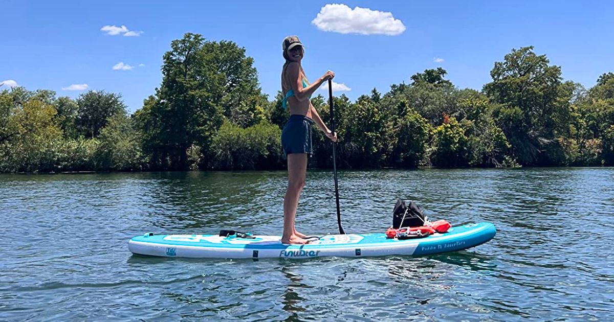 Inflatable Paddle Board + Accessories Only $86 Shipped on Amazon (Reg. $200)