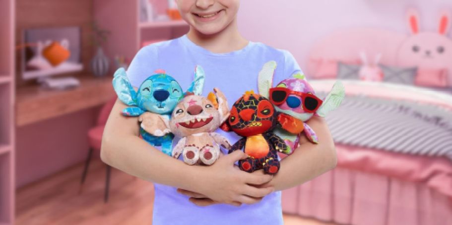 Up to 65% Off Toys on Woot.com + Free Shipping | Stitch Plush 4-Piece Set Only $18 (Reg. $45)