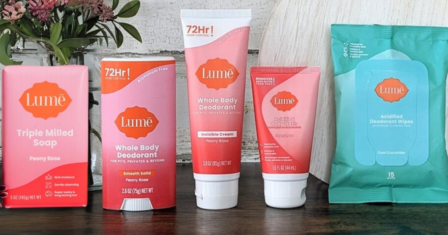 Highly-Rated Lume Whole Body Deodorant 5-Piece Starter Set Only $20.99 Shipped on Amazon