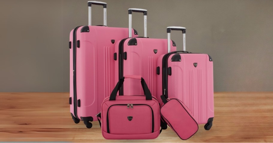 Up to 70% Off Woot Luggage | 5-Piece Travelers Club Hardside Set Just $72.99 Shipped