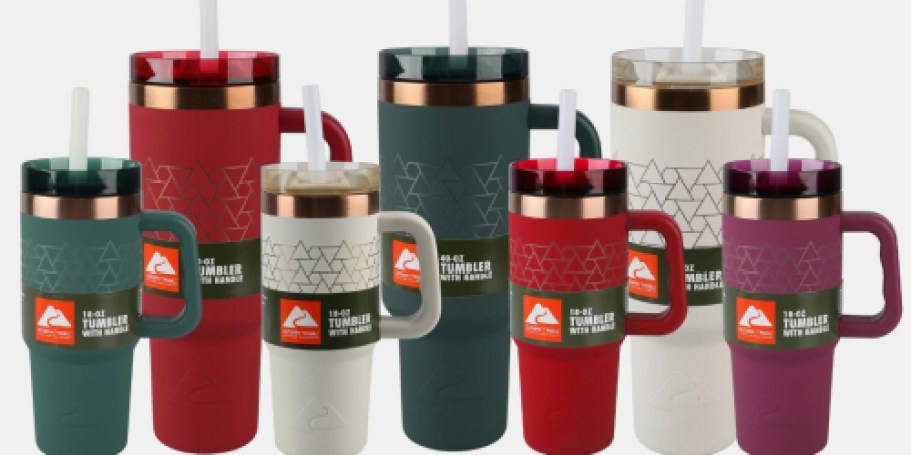 NEW Holiday Ozark Trail Tumblers Starting Under $10 on Walmart.com (Two Sizes Available)