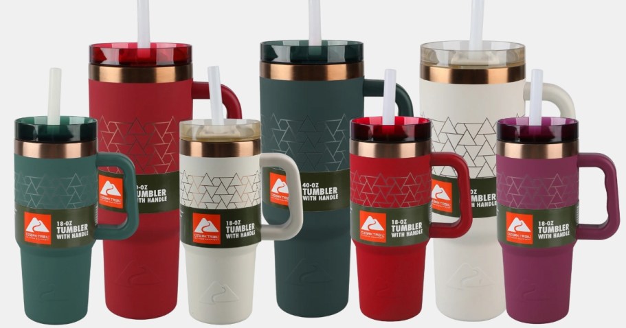 NEW Holiday Ozark Trail Tumblers from $9.98 at Walmart (2 Sizes Available)