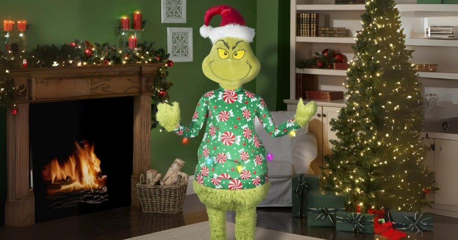 Life-Size Animated Grinch Just $159 Shipped + More Grinch Christmas Decor!