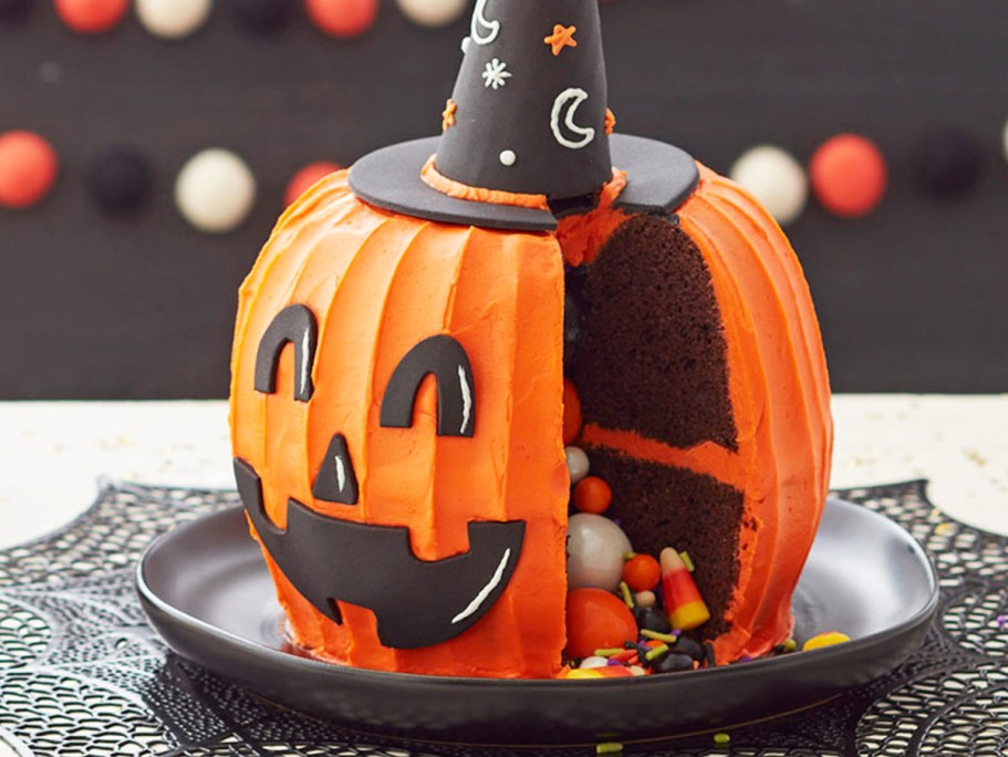 3D Pumpkin Cake Pan Only $7.99 Shipped (Reg. $20) | Fill w/ Candies & Sprinkles for a Surprise!