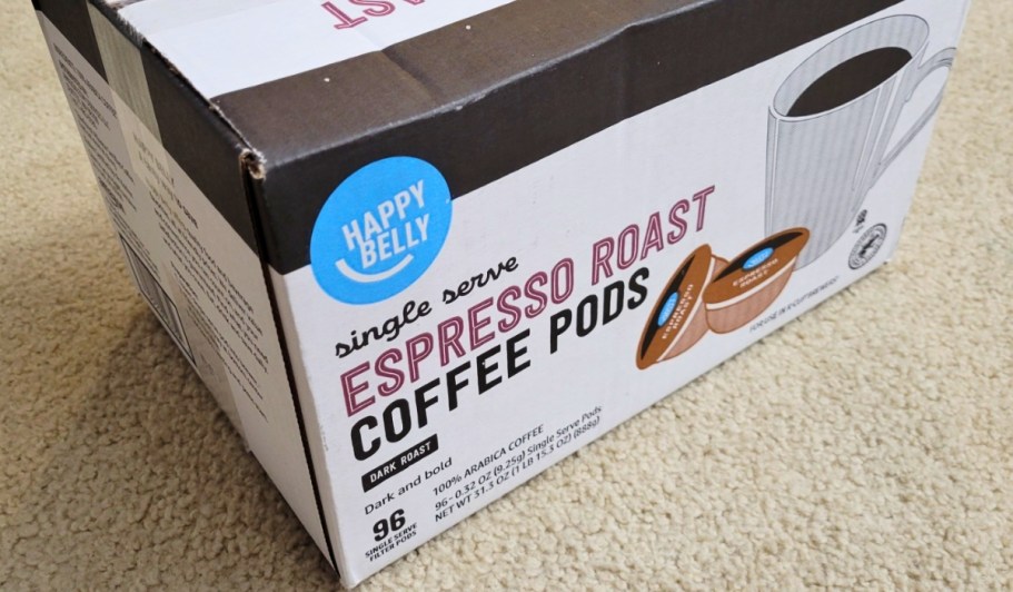 Happy Belly Espresso Roast K-Cups 96-Count Only $24.96 Shipped w/ Amazon Prime