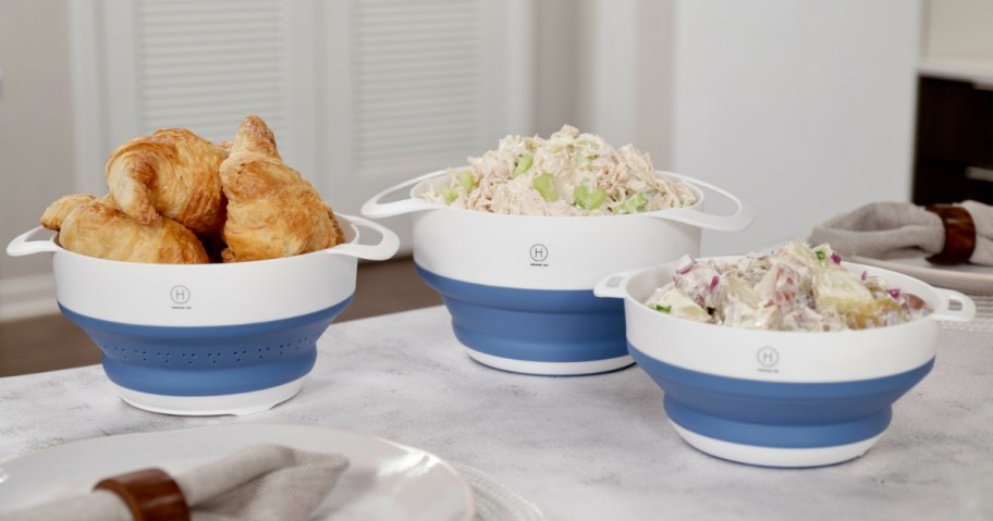 3-Piece Nestable Colander & Bowls Set Only $11.99 Shipped (Reg. $24)