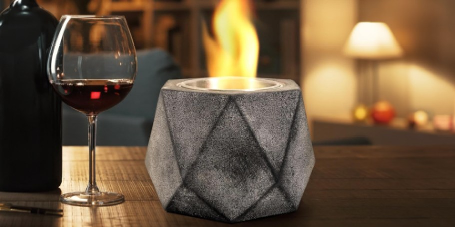 50% Off Mini Tabletop Fire Pits on Amazon | Great for Indoor S’mores!