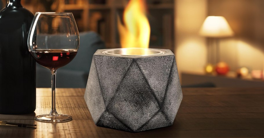 50% Off Mini Tabletop Fire Pits on Amazon | Great for Indoor S’mores!