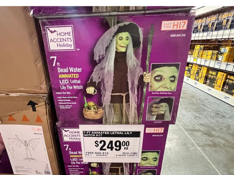 Home Depot Swamp Witch Halloween Decor