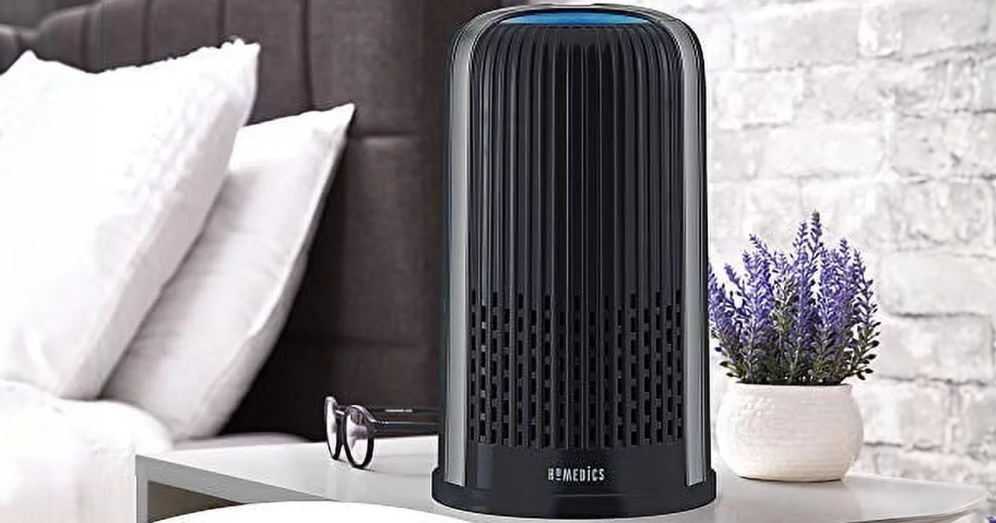 Homedics Tower Air Purifier Only $15.73 on Walmart.com (Reg. $90) | Perfect for Small Rooms!