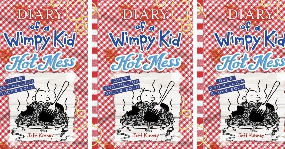 Hot Mess Diary of a Wimpy Kid Book Cover