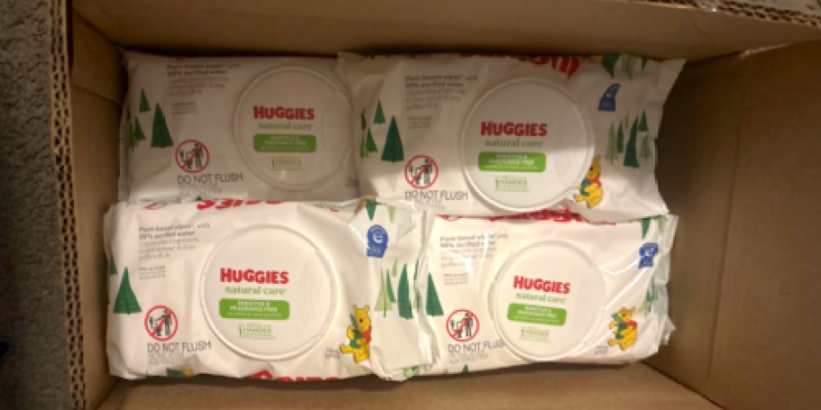 GO! Huggies Natural Care Baby Wipes 448-Count Box Just $10 Shipped on Amazon