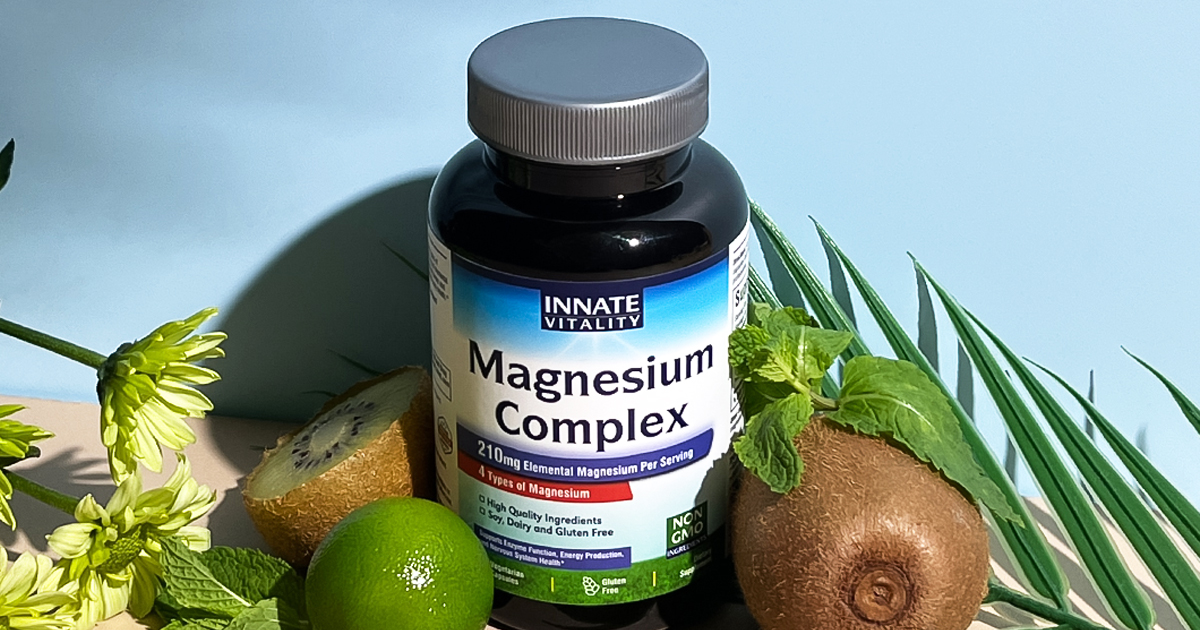 Magnesium Complex 90-Count Bottle Only $5.99 Shipped on Amazon | Supports Energy, Digestion, & More