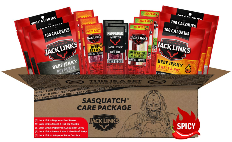 Jack Link’s Spicy Beef Jerky 15-Piece Gift Basket Only $21.88 Shipped on Amazon (Reg. $38)