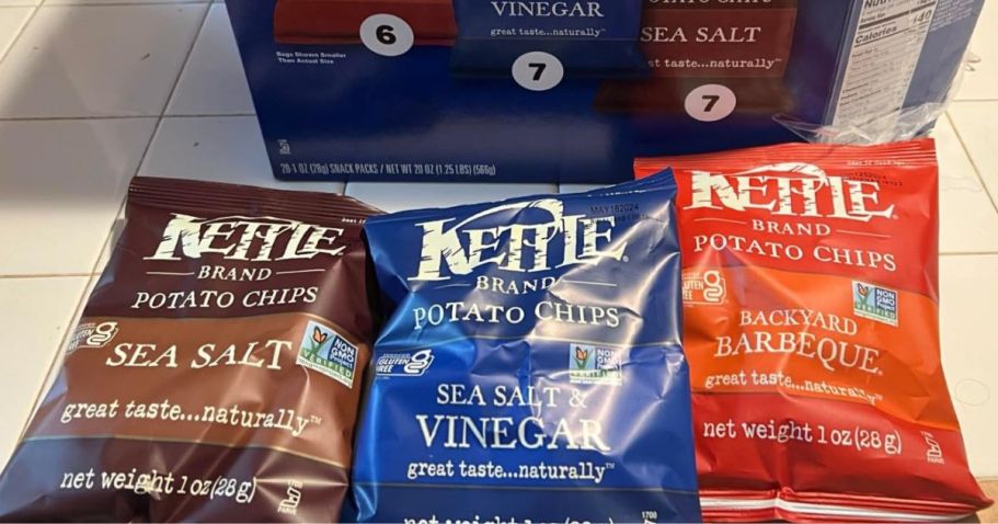 Kettle Brand Potato Chips 20-Count Variety Pack Only $9 Shipped on Amazon