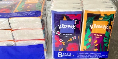 Kleenex On-The-Go Tissues 8-Packs Only $1.98 Shipped on Amazon (Just 25¢ Each!)