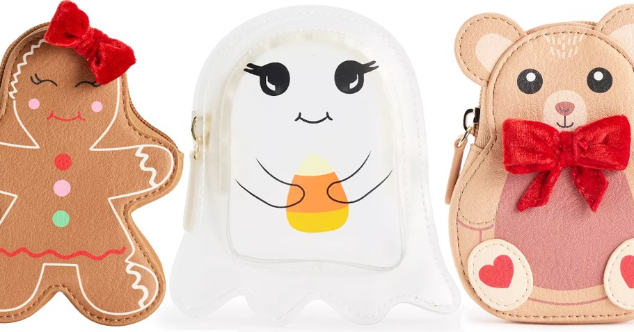 Lauren Conrad Coin Pouches from $11 on Kohls.com – Cute Holiday Designs!