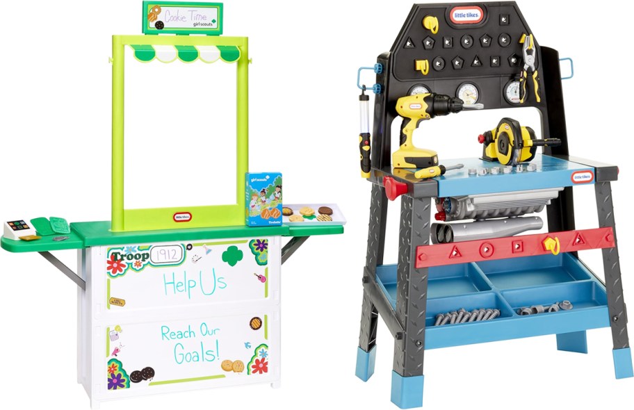 Little Tikes Girl Scout Cookie Booth and Workshop Bench