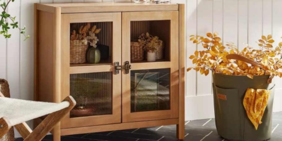 Up to 50% Off Target Furniture | 2-Door Wood Cabinet Only $192.49 Shipped (Reg. $350)