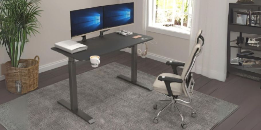 Mainstays Standing Desk w/ Charging Station Only $81.51 Shipped on Walmart.com (Reg. $199)