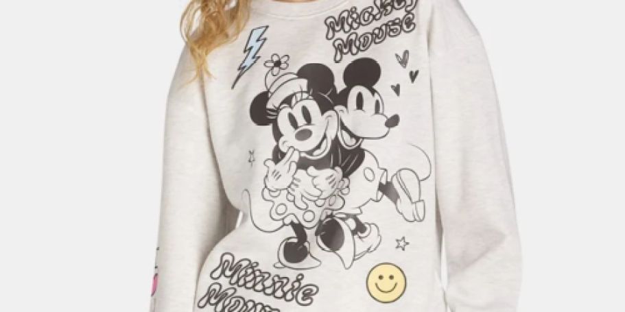 Up to 70% Off Walmart Women’s Clothes | Mickey & Minnie Mouse Jogger Set Under $15