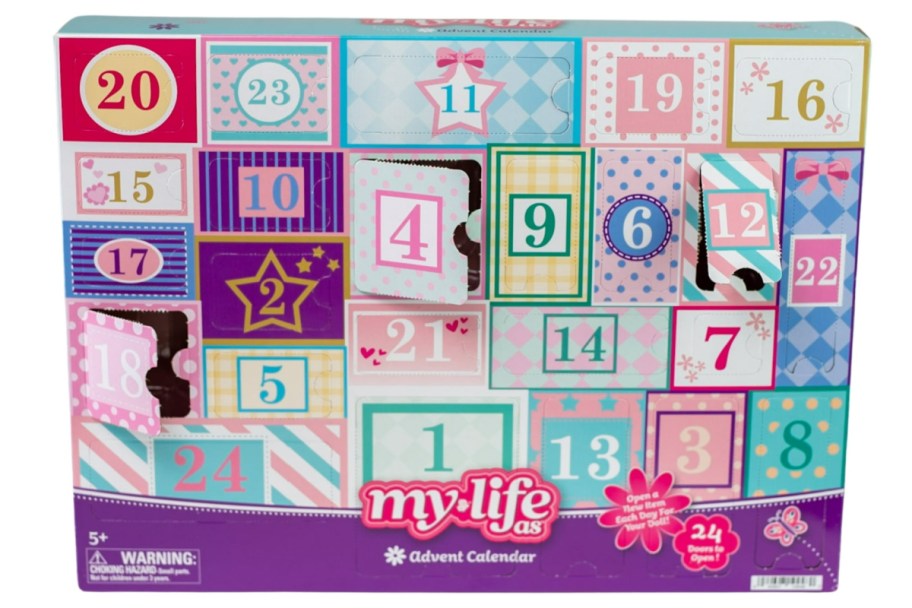 front view of My Life As Advent Calendar box