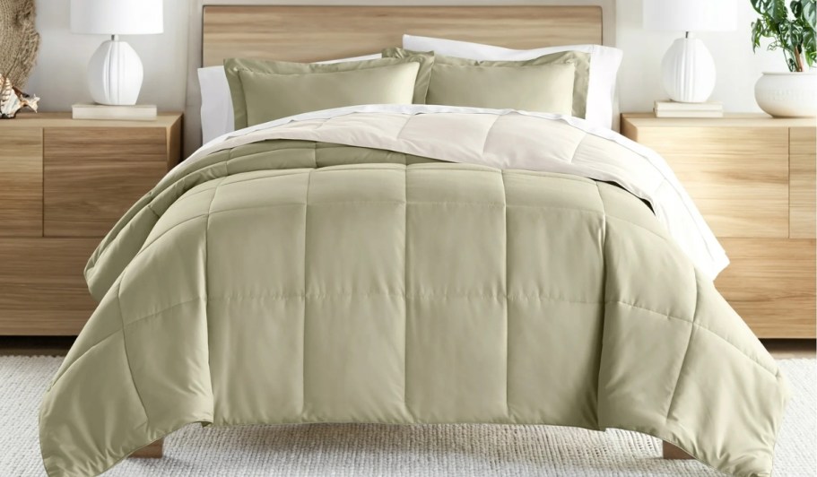 Down Alternative Comforter 3-Piece Set ONLY $20 on Walmart.com