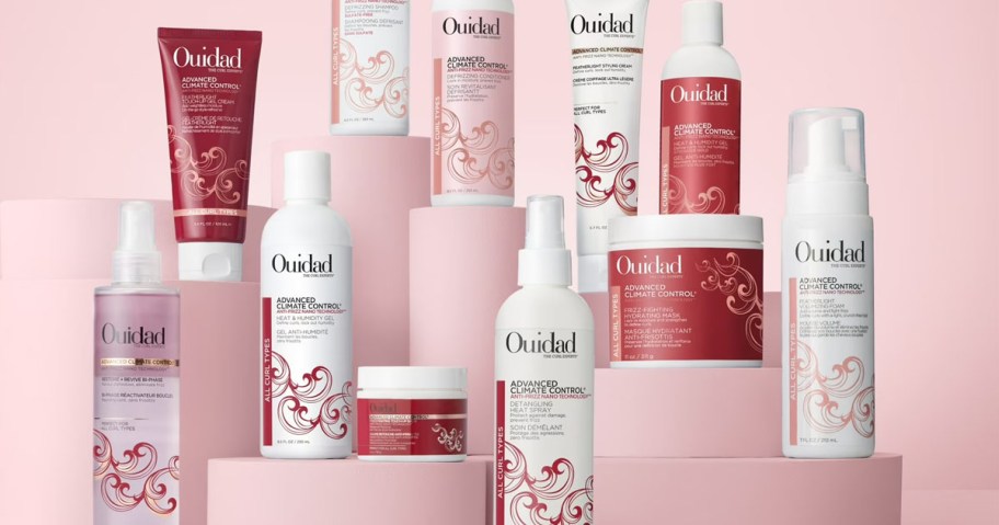 Ouidad Curly Hair Products on Display
