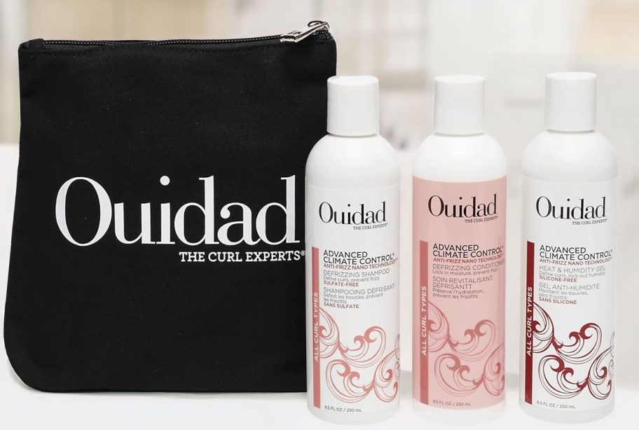 Ouidad Frizz-Free Wash Day Hair Care Kit