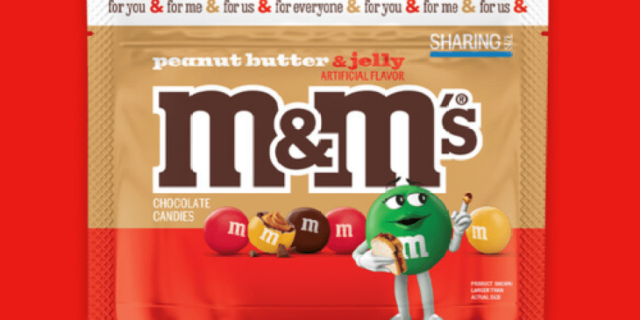 NEW Peanut Butter & Jelly M&M’s Coming Soon