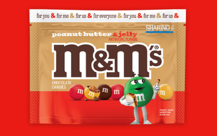 NEW Peanut Butter & Jelly M&M’s Coming Soon