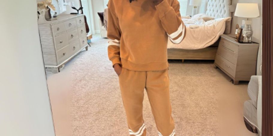 Women’s Track Suit Only $16.99 on Amazon (Reg. $40) | 6 Color Choices!