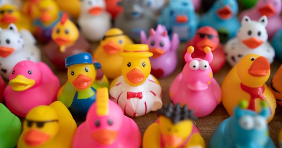 An army of rubber ducks