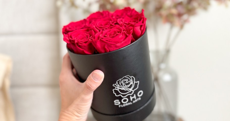 Gorgeous Real Preserved Rose Bouquets from $14.99 on Amazon | Lasts for YEARS + Ready to Gift!