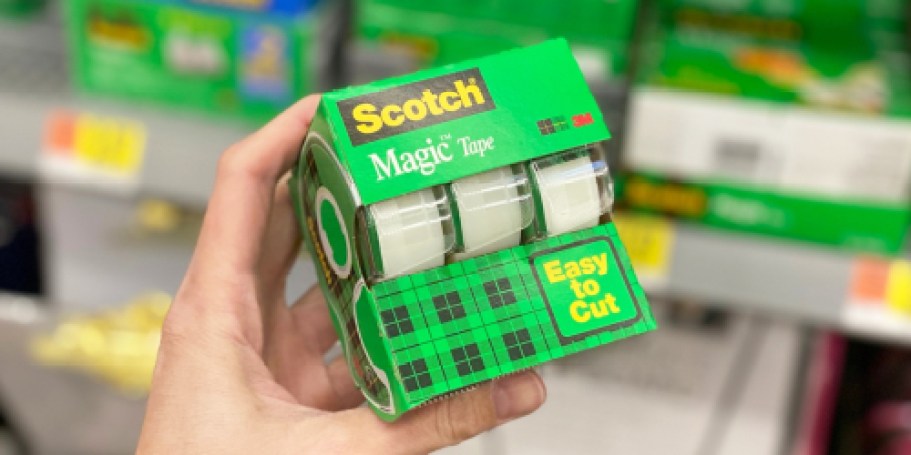 Scotch Tape 3-Pack Just $5.49 Shipped on Amazon