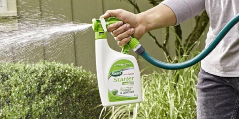 Scotts Turf Builder Liquid Starter Lawn Fertilizer 32oz Only $10.81 Shipped on Amazon (Reg. $22)