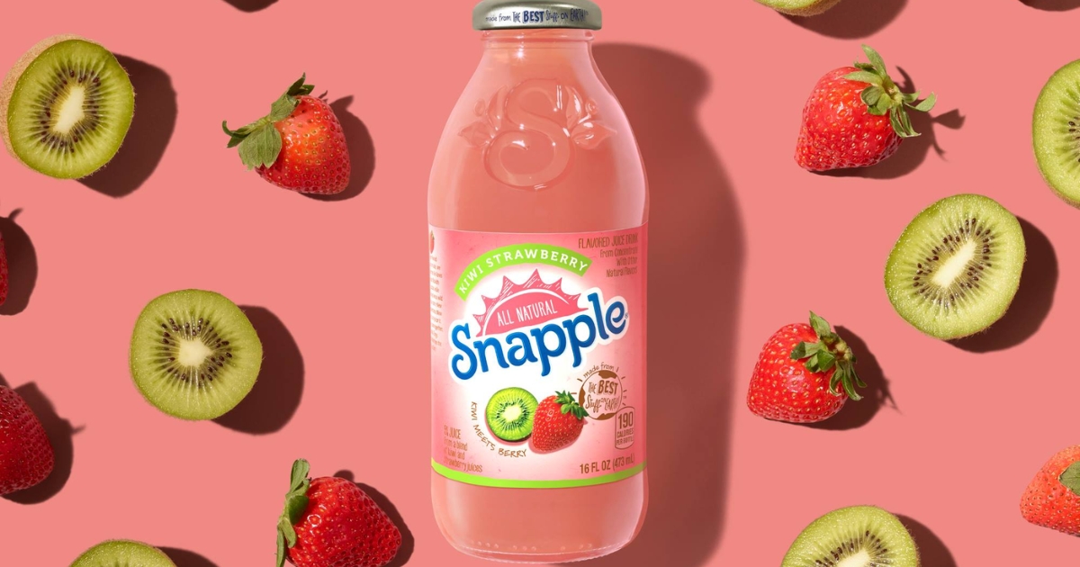 Snapple Kiwi Strawberry 12-Pack Just $8 Shipped on Amazon