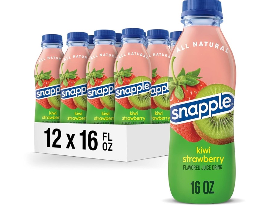 Snapple Kiwi Strawberry Juice 16oz Bottles 12-Pack