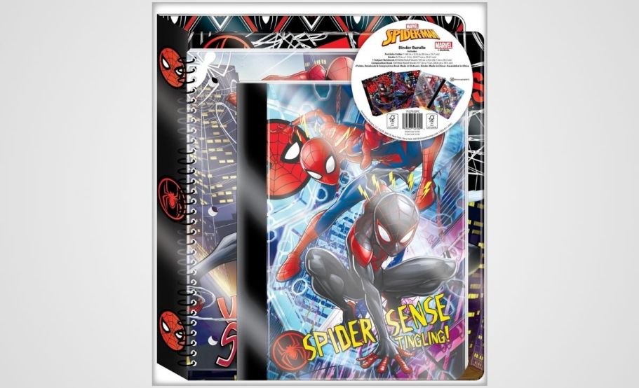 Spider-Man 4-Piece Stationery Bundle Only $3.45 on Walmart.com (Reg. $13)