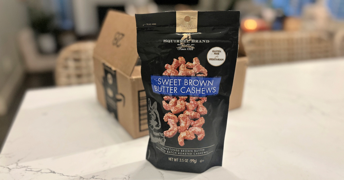 Squirrel Brand Sweet Brown Butter Cashew Nuts Only $2 Shipped on Amazon