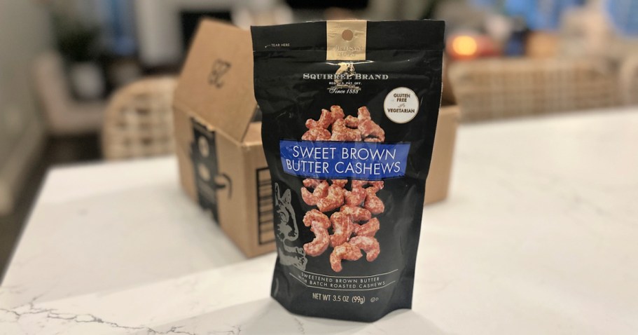 Squirrel Brand Sweet Brown Butter Cashews Only $2.49 Shipped on Amazon
