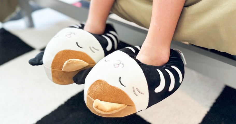 Squishmallow Halloween Slippers ONLY $5.98 on Walmart.com (Reg. $15)