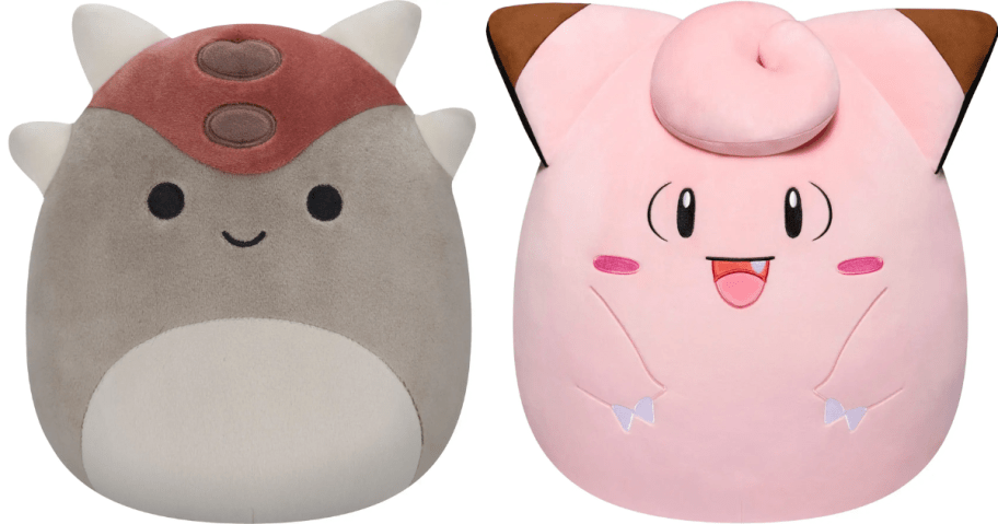 Squishmallows at Best Buy Armored Dino and Clefairy