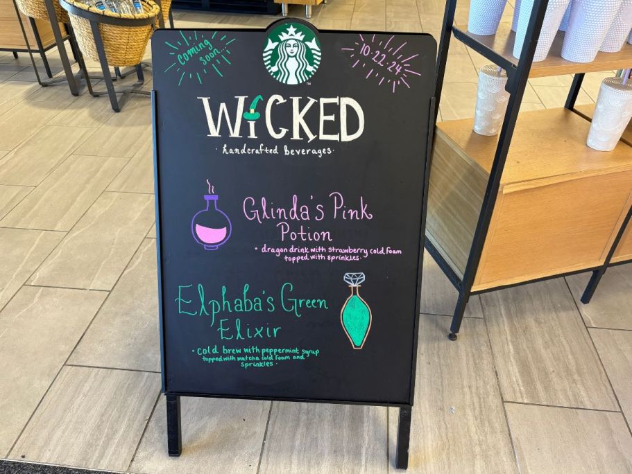 Starbucks Wicked Fall Drinks Drop Oct. 22nd – Are You an Elphaba or Glinda?