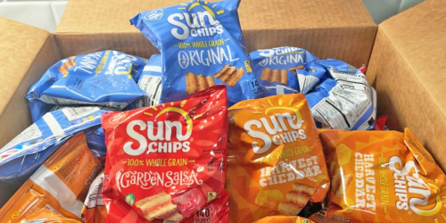 SunChips 40-Count Variety Pack Only $16.40 Shipped on Amazon