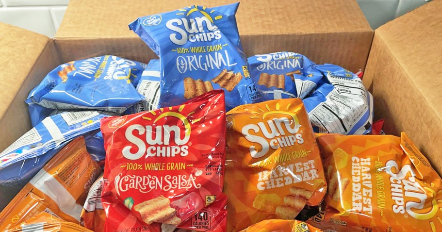 SunChips 40-Count Variety Pack Only $16.40 Shipped on Amazon