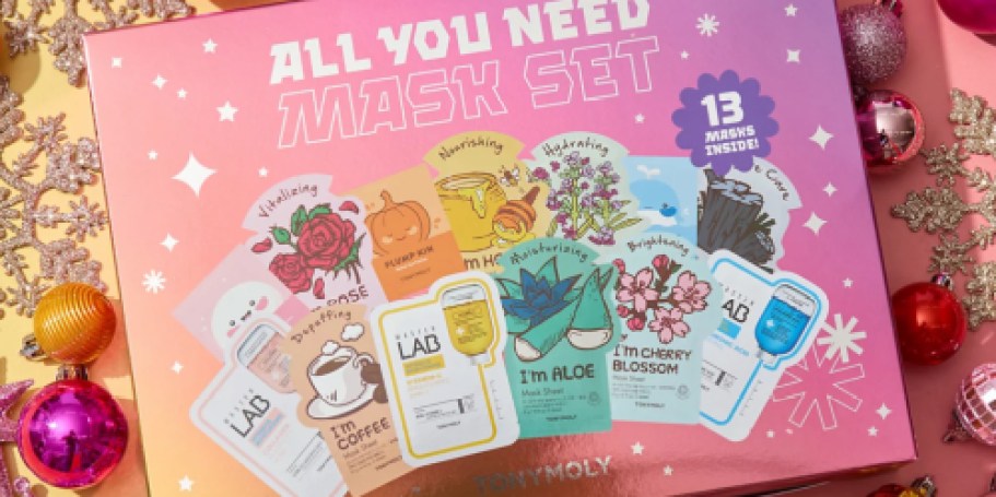 TONYMOLY Skincare Masks 13-Piece Gift Set Just $20 on Macys.com ($45 Value)