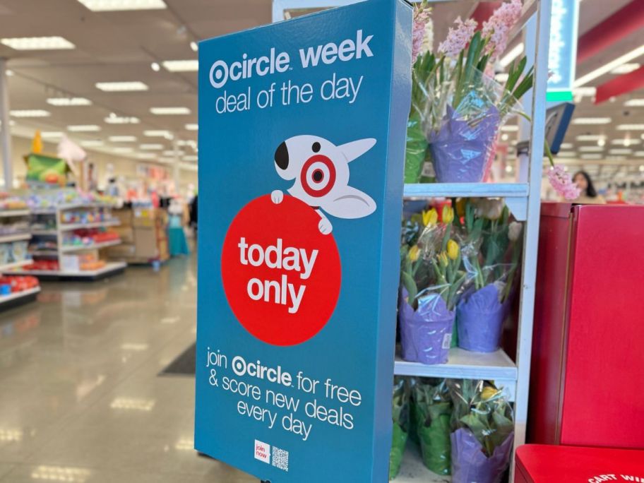 Target Deal of the Day Signage at a Target store